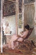 John William Waterhouse The Loggia oil painting artist